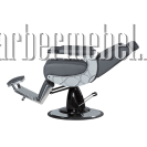 Кресло барбера Челленджер, цвет серый